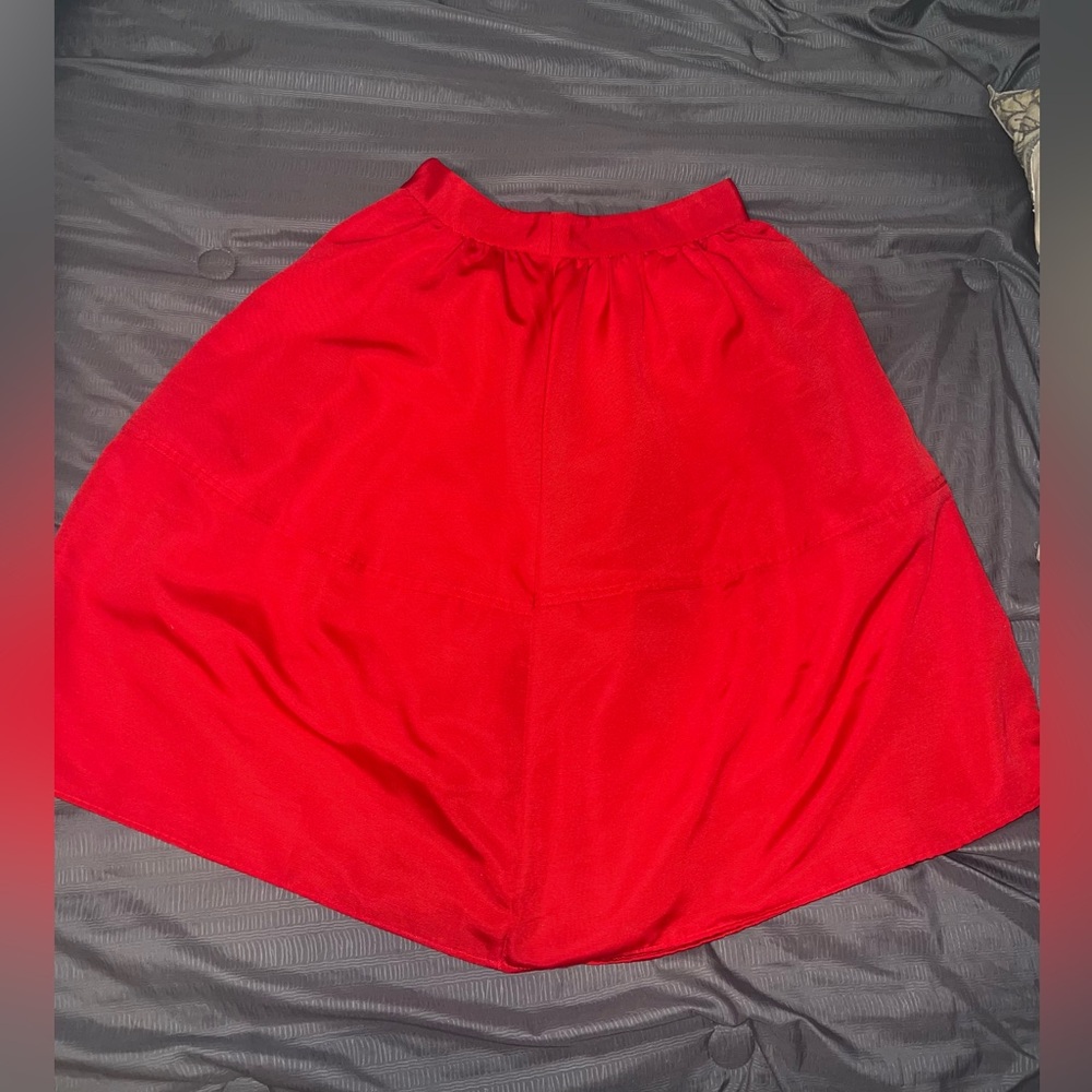 Express Red Skirt